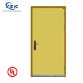 Lowes Metal Fire Doors Prix Hotel Fire classée en acier avec panneau de vision